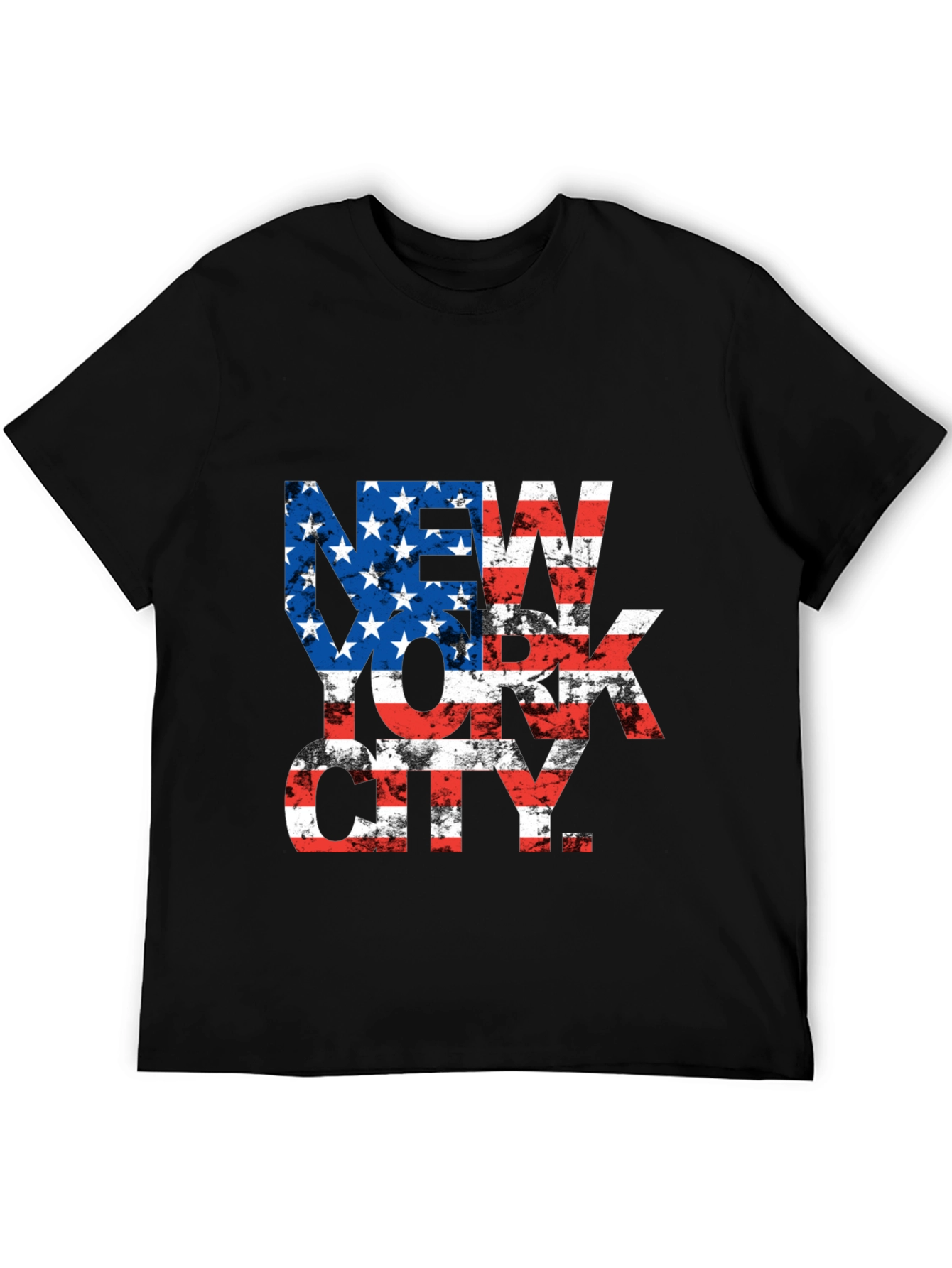 New York City American Flag Graphic Tee