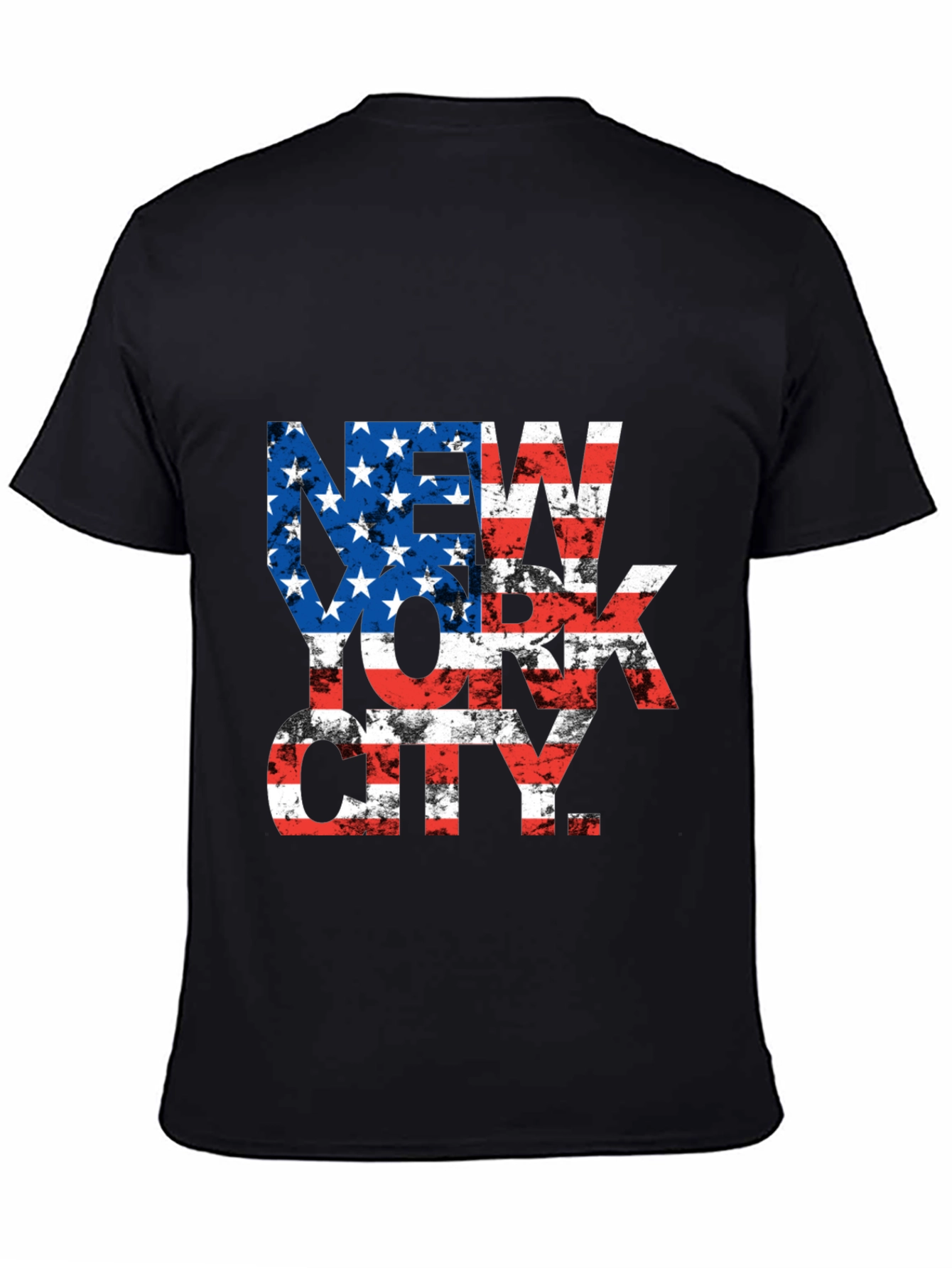 New York City American Flag Graphic Tee
