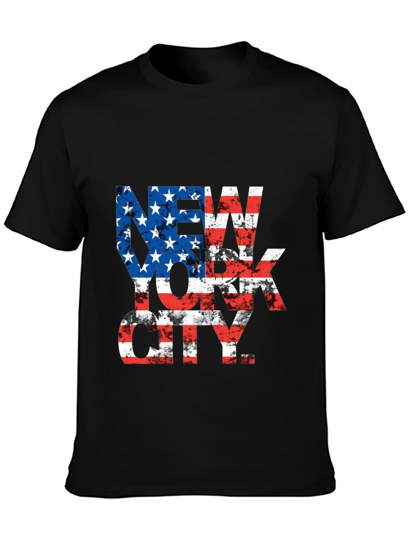 New York City American Flag Graphic Tee