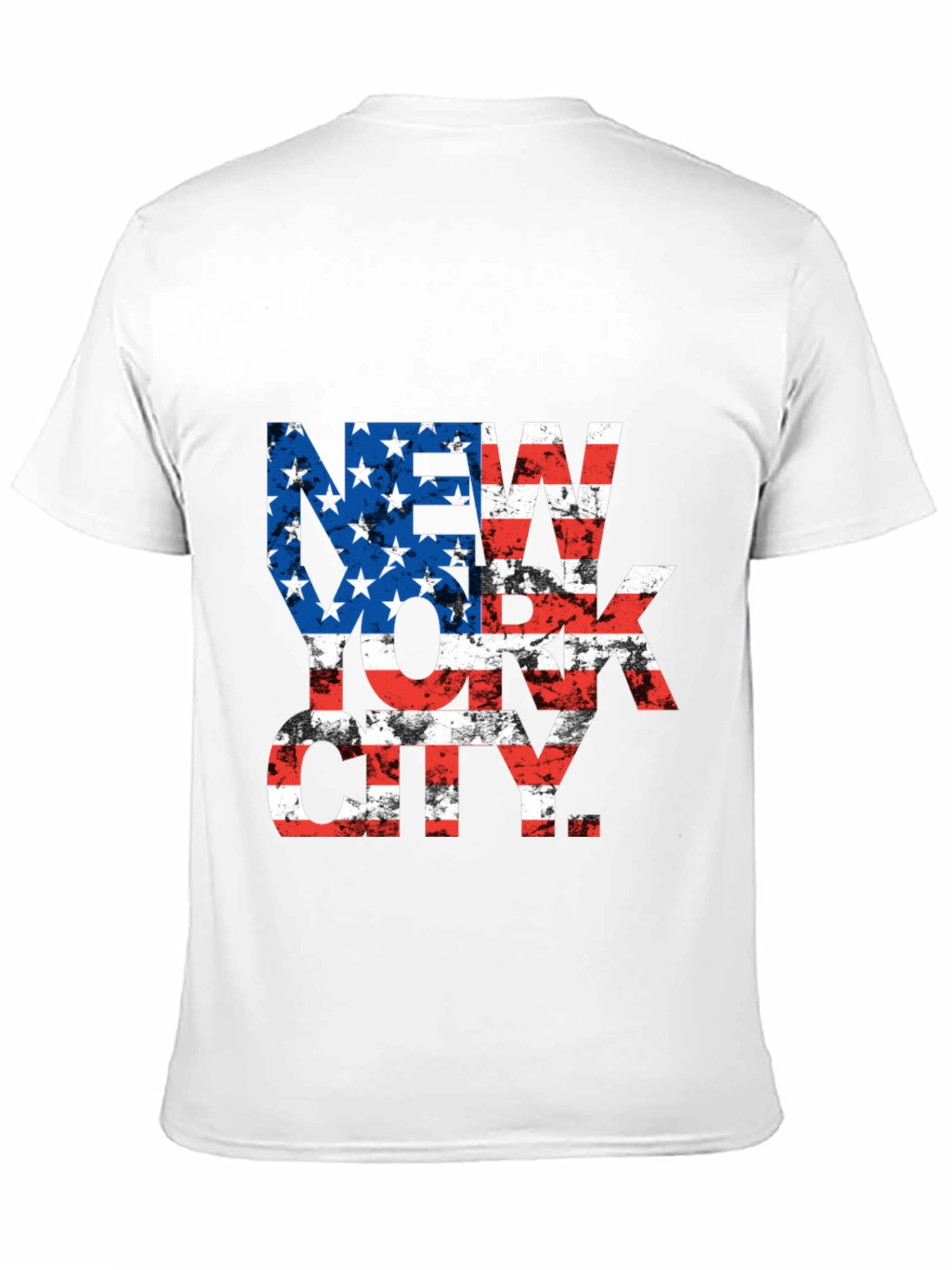 New York City American Flag Graphic Tee