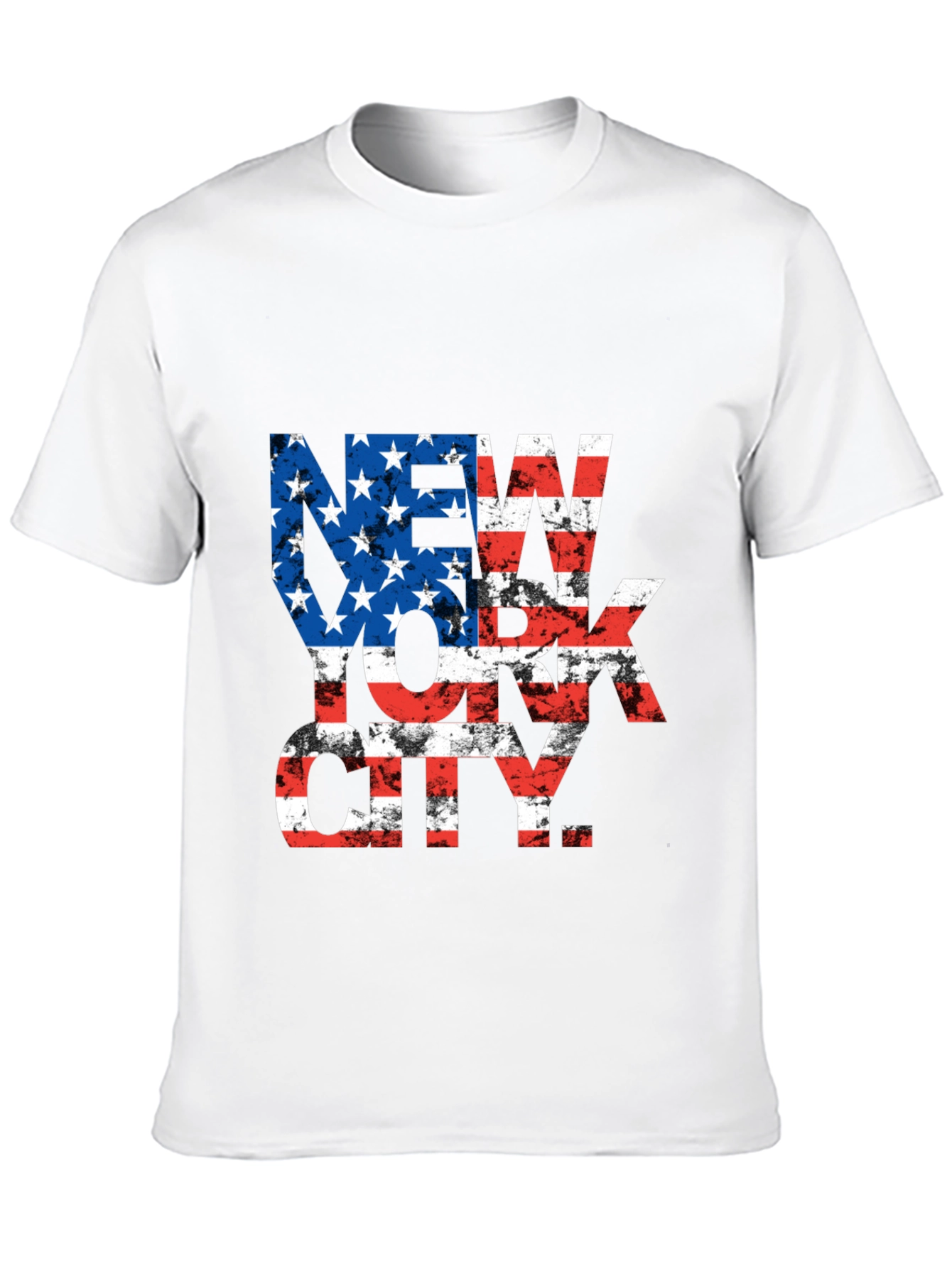 New York City American Flag Graphic Tee