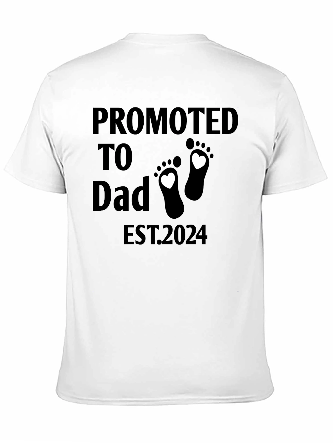 Promoted to Dad EST 2024 T-Shirt