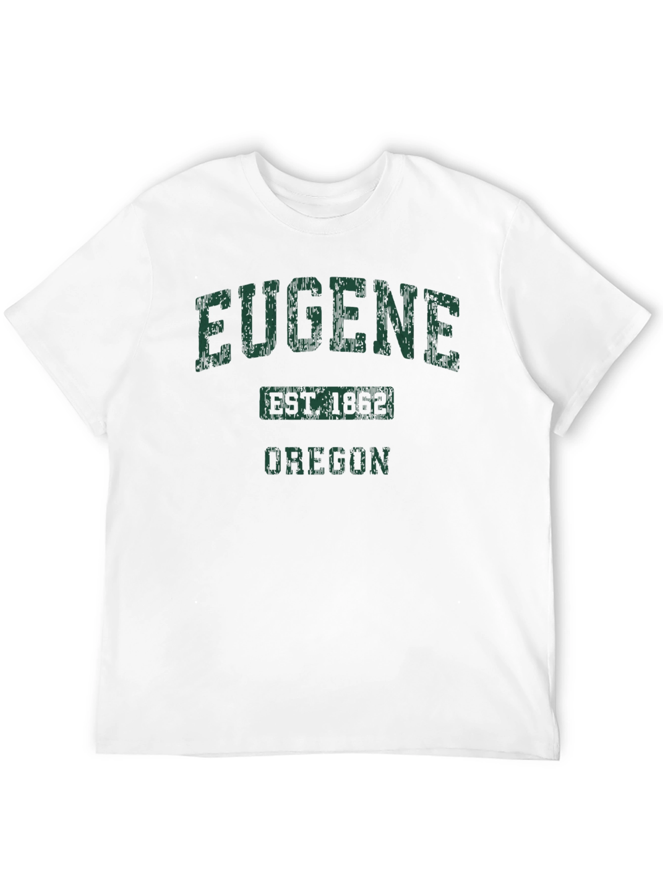 Eugene Oregon T-Shirt Est. 1862 College Style Black