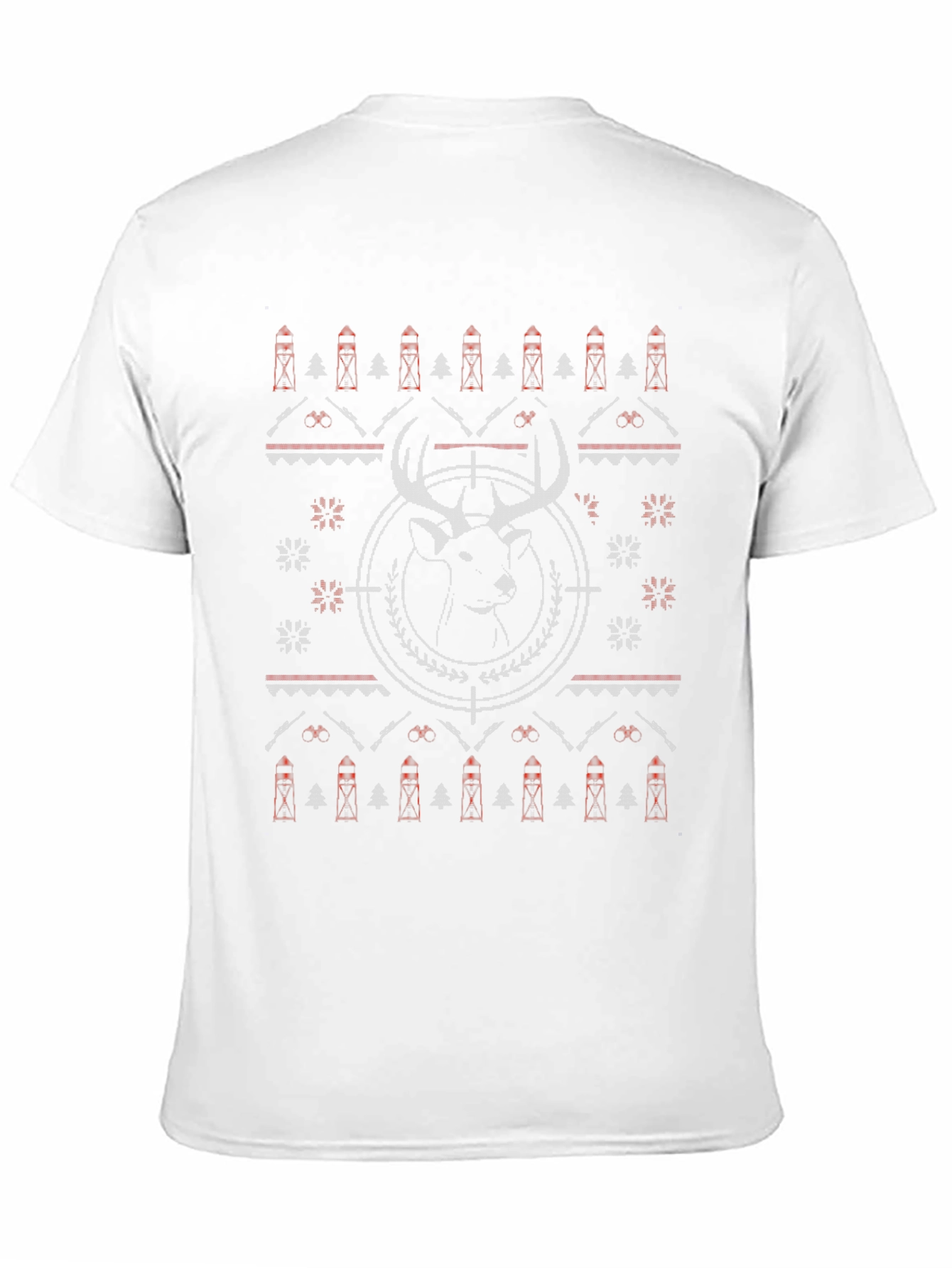 Deer Target Ugly Christmas Sweater T-Shirt