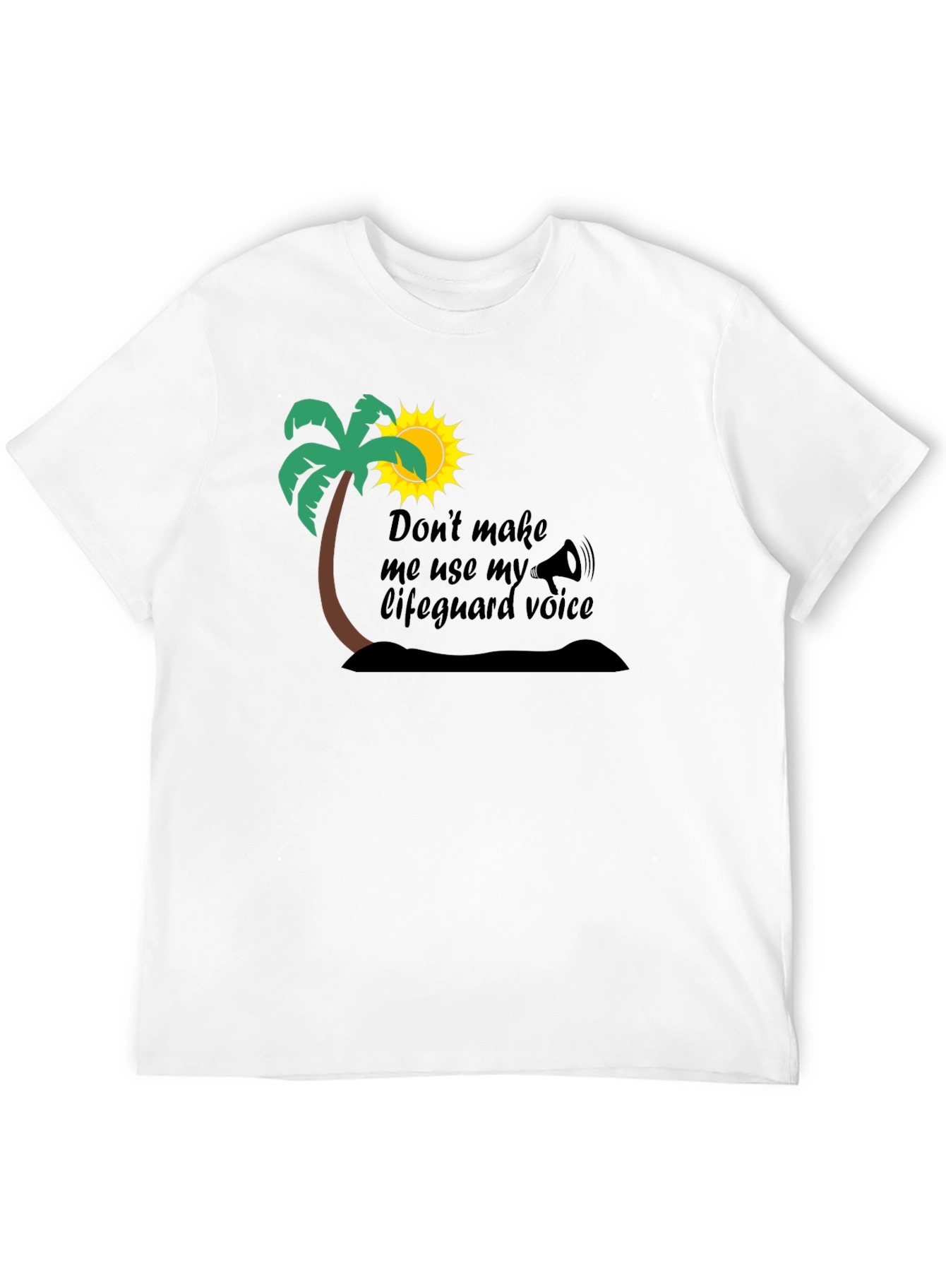 Lifeguard Voice T-Shirt - Funny Beach Humor Tee
