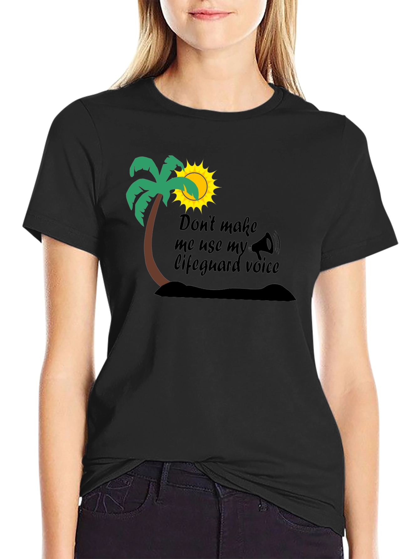 Lifeguard Voice T-Shirt - Funny Beach Humor Tee