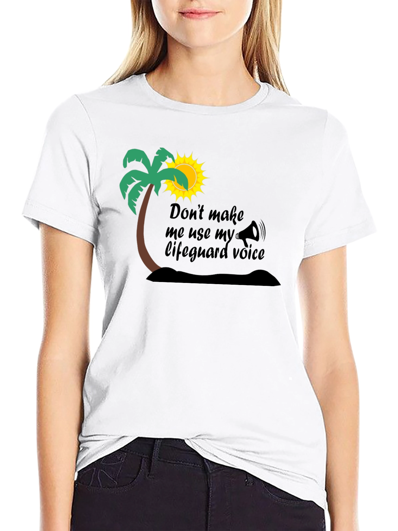 Lifeguard Voice T-Shirt - Funny Beach Humor Tee