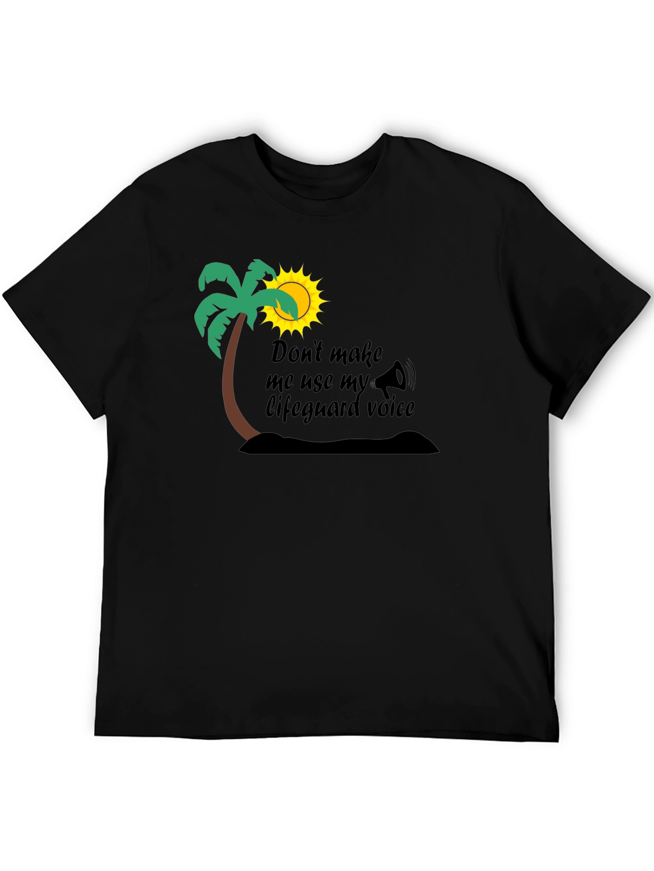 Lifeguard Voice T-Shirt - Funny Beach Humor Tee
