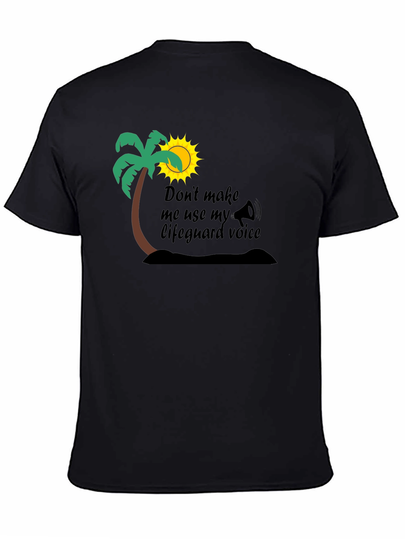 Lifeguard Voice T-Shirt - Funny Beach Humor Tee