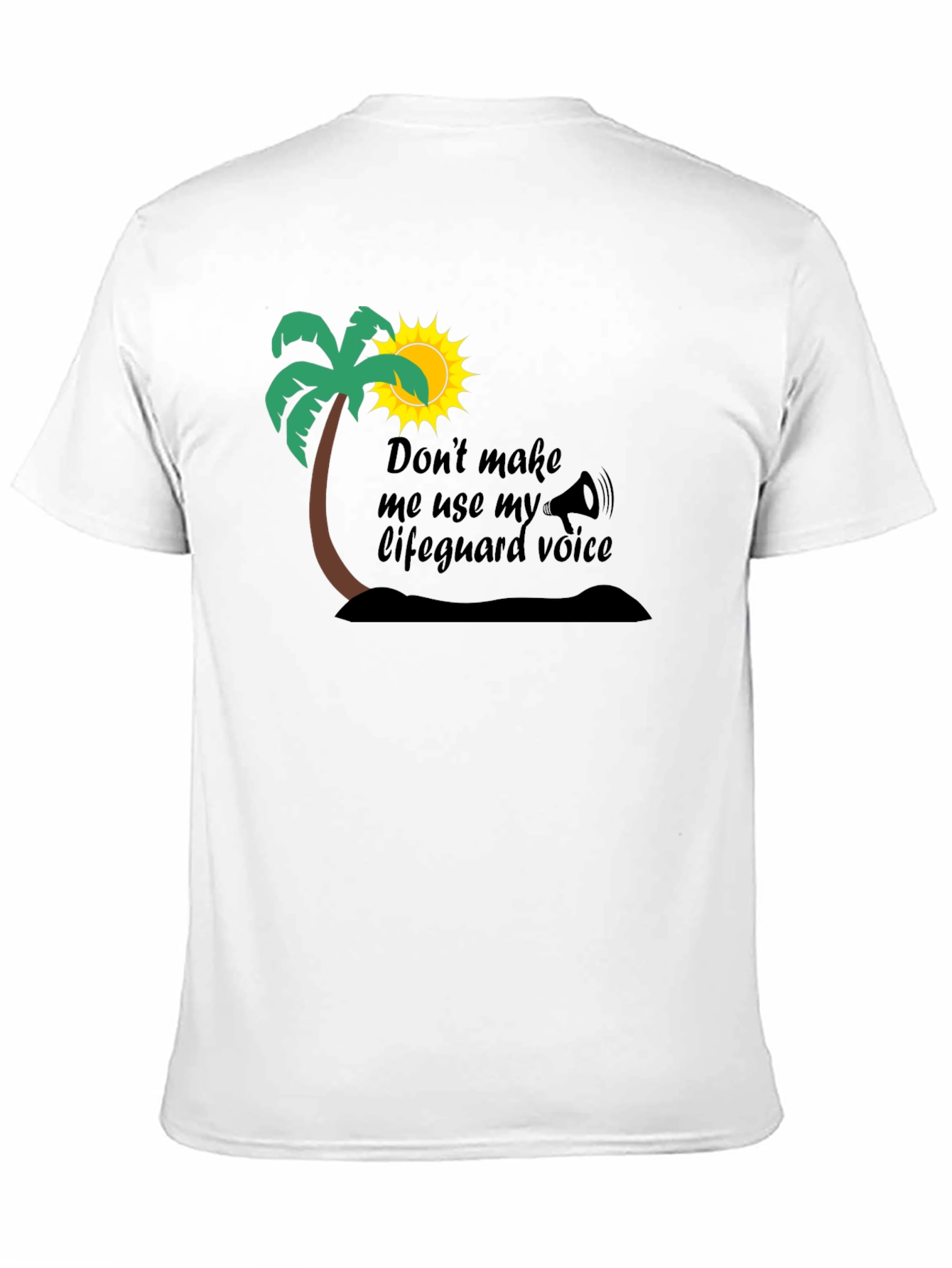 Lifeguard Voice T-Shirt - Funny Beach Humor Tee