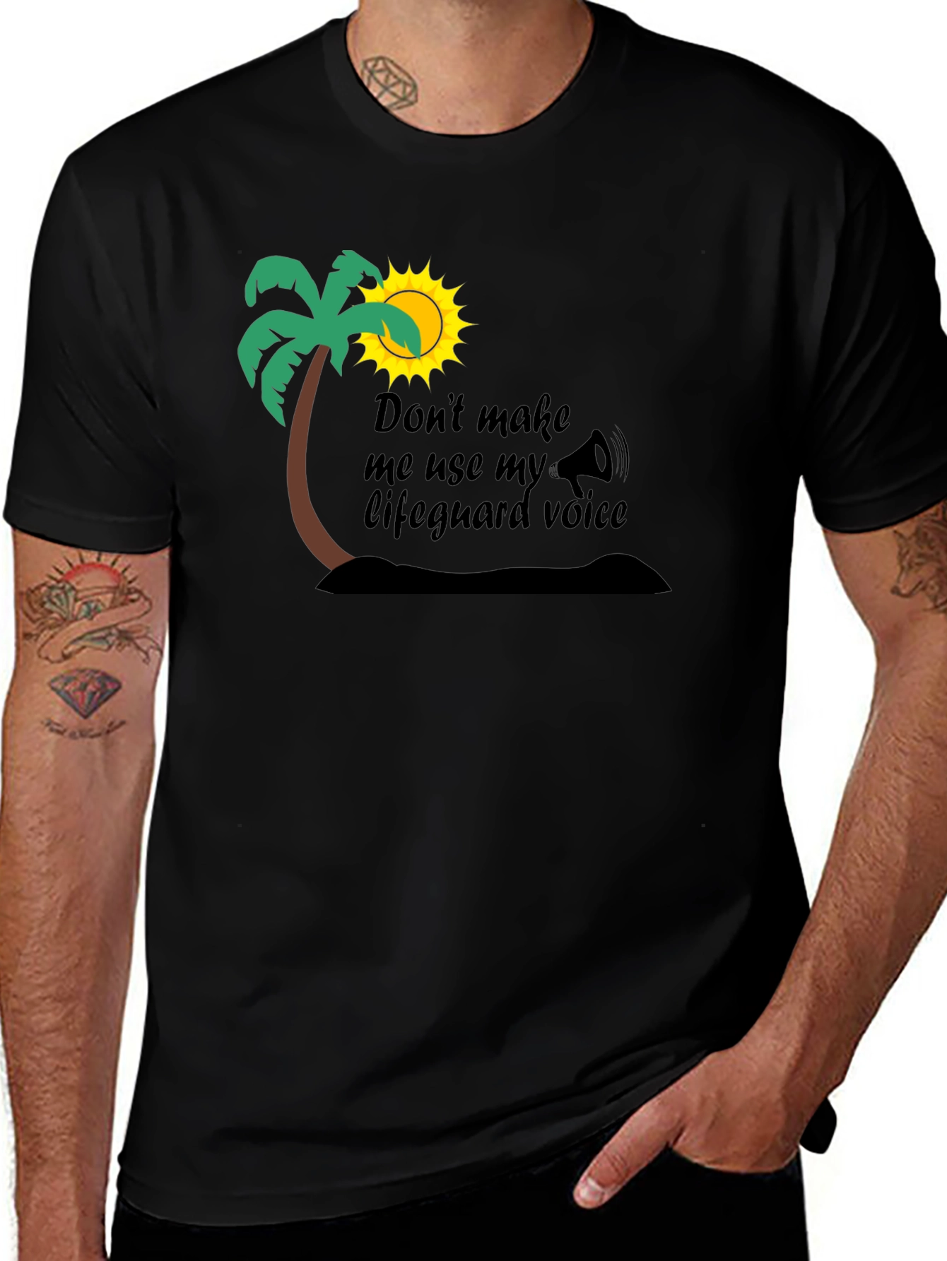 Lifeguard Voice T-Shirt - Funny Beach Humor Tee