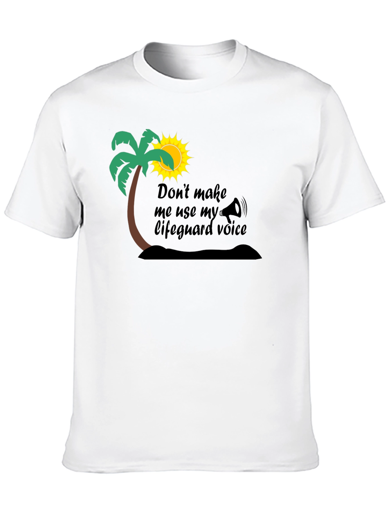 Lifeguard Voice T-Shirt - Funny Beach Humor Tee