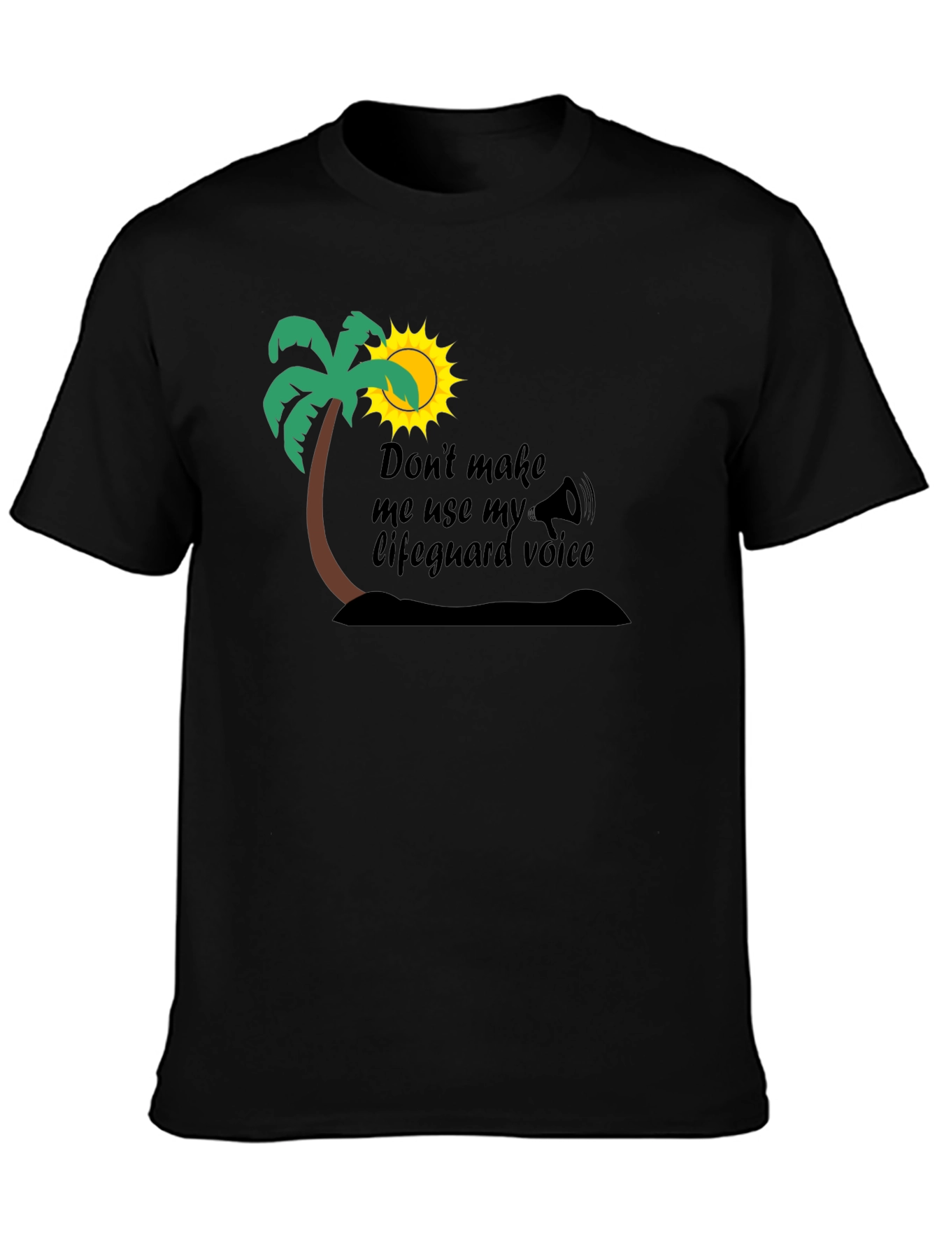 Lifeguard Voice T-Shirt - Funny Beach Humor Tee