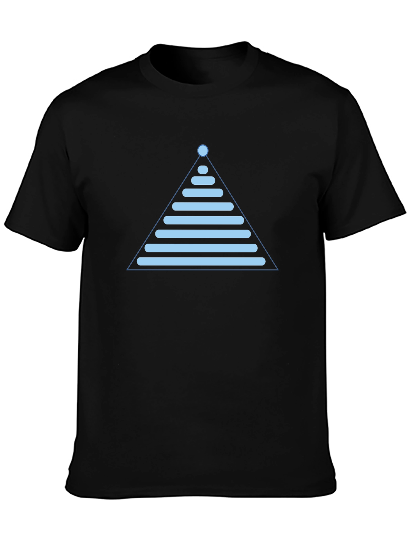Modern Geometric Pyramid T-Shirt
