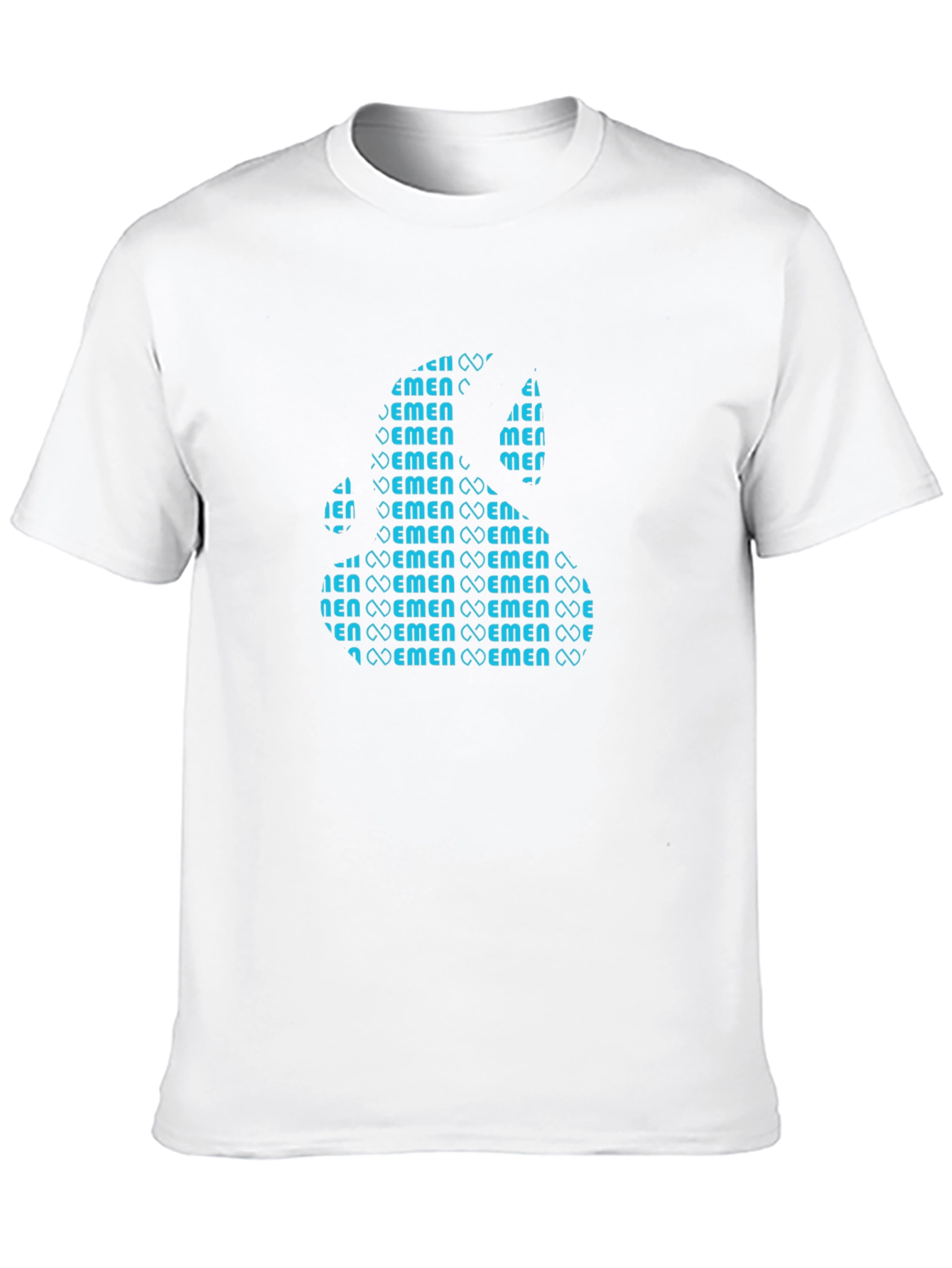 Mens Silhouette Graphic T-Shirt - Black