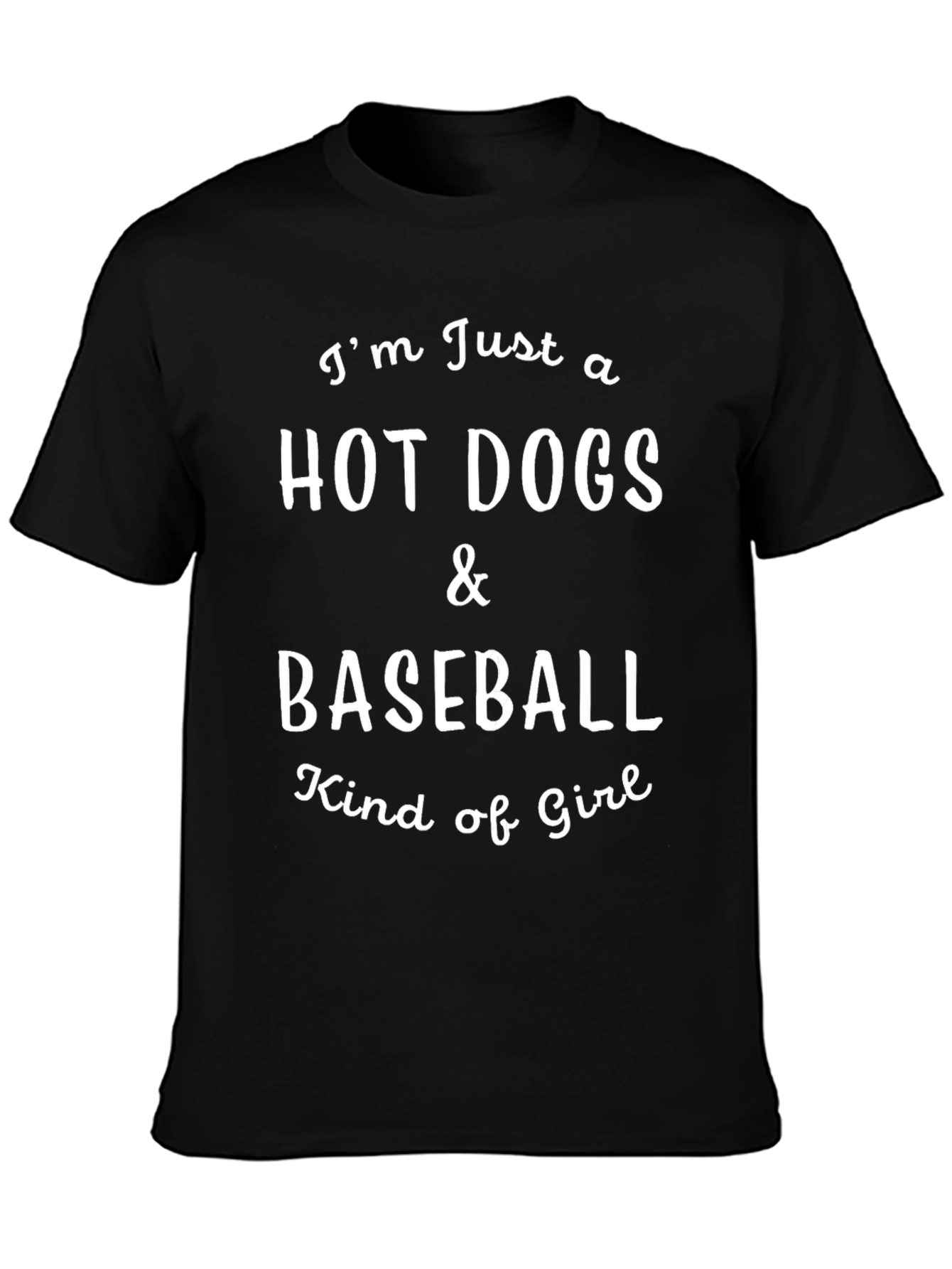 Hot Dogs & Baseball Kind of Girl T-Shirt