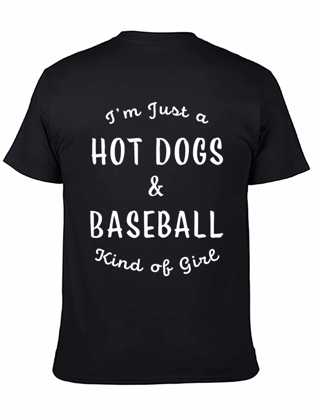 Hot Dogs & Baseball Kind of Girl T-Shirt
