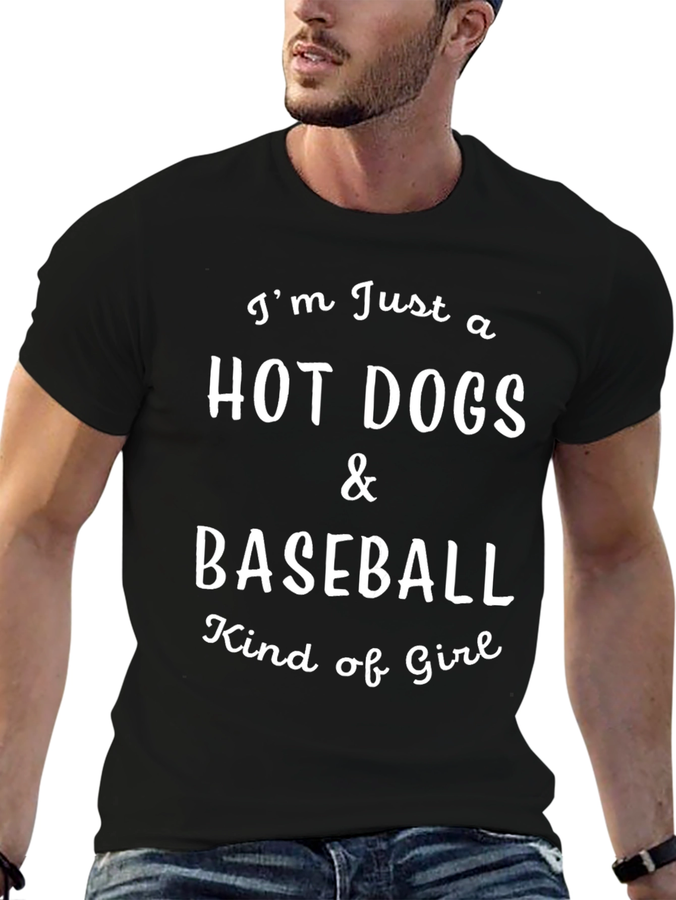 Hot Dogs & Baseball Kind of Girl T-Shirt
