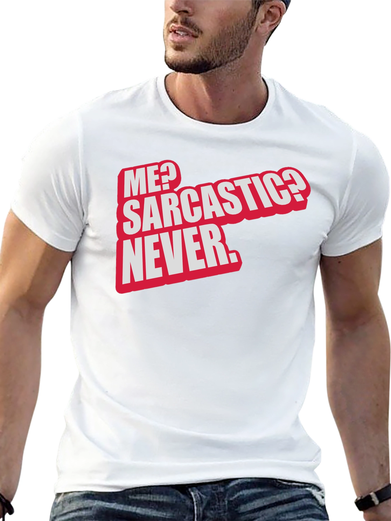 Sarcastic Never Black T-Shirt