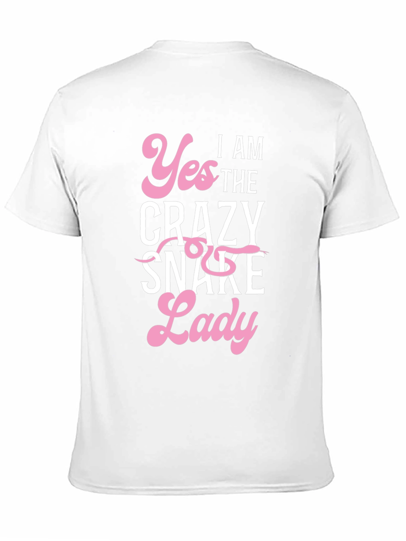 Crazy Snake Lady Graphic T-Shirt
