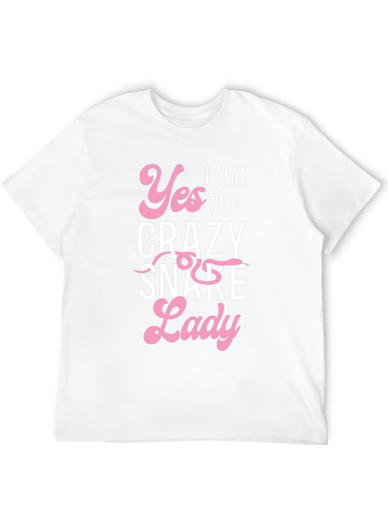 Crazy Snake Lady Graphic T-Shirt