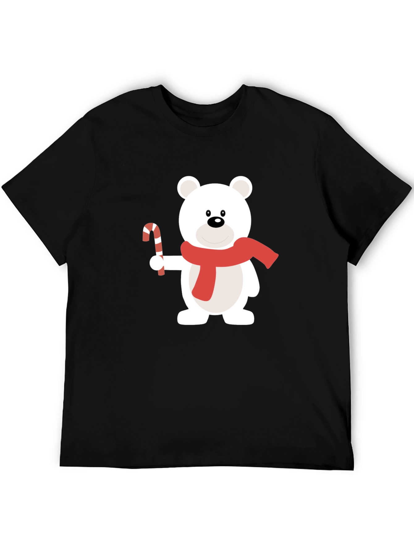 Festive Bear Graphic Tee - Holiday Style