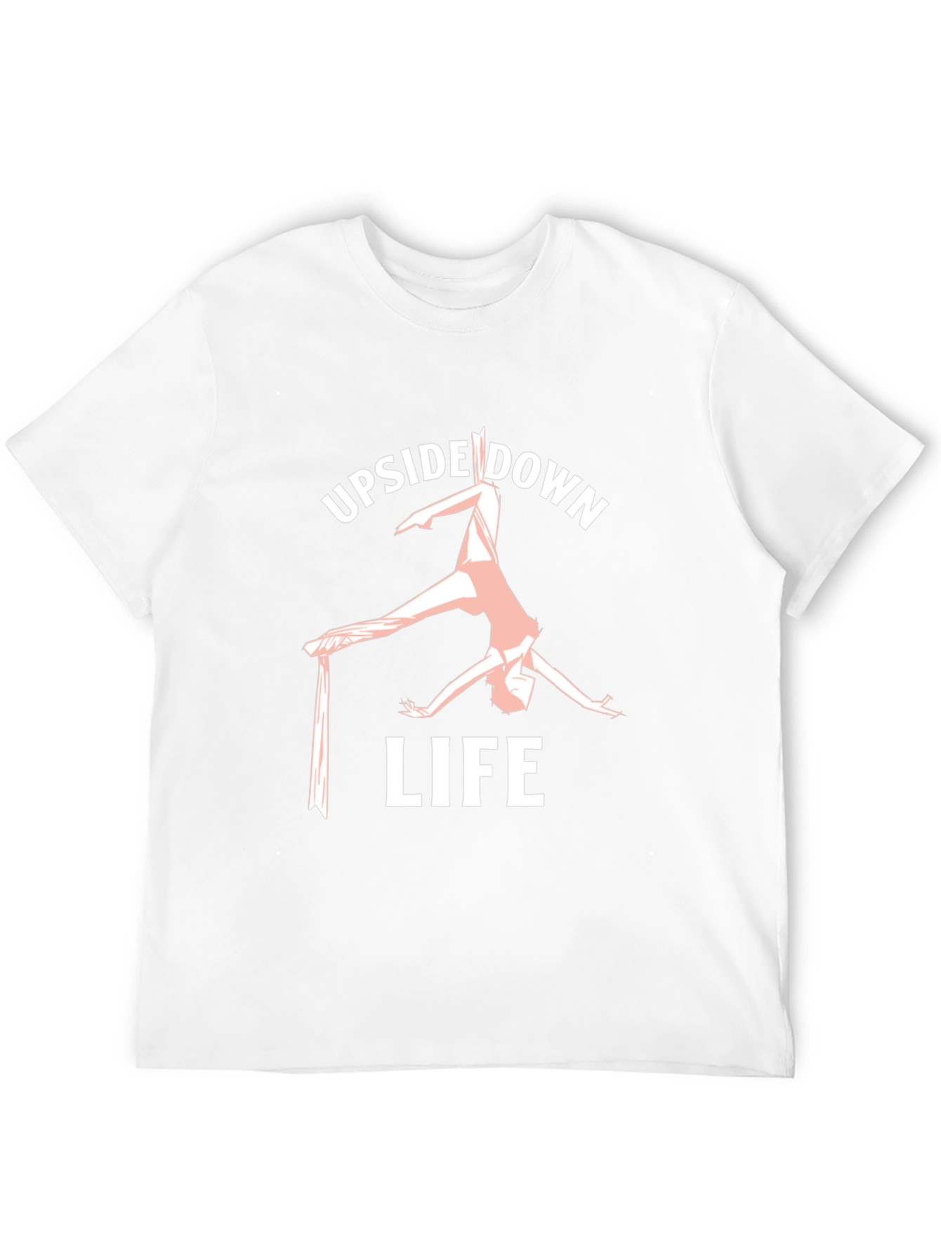 Upside Down Life Black T-Shirt