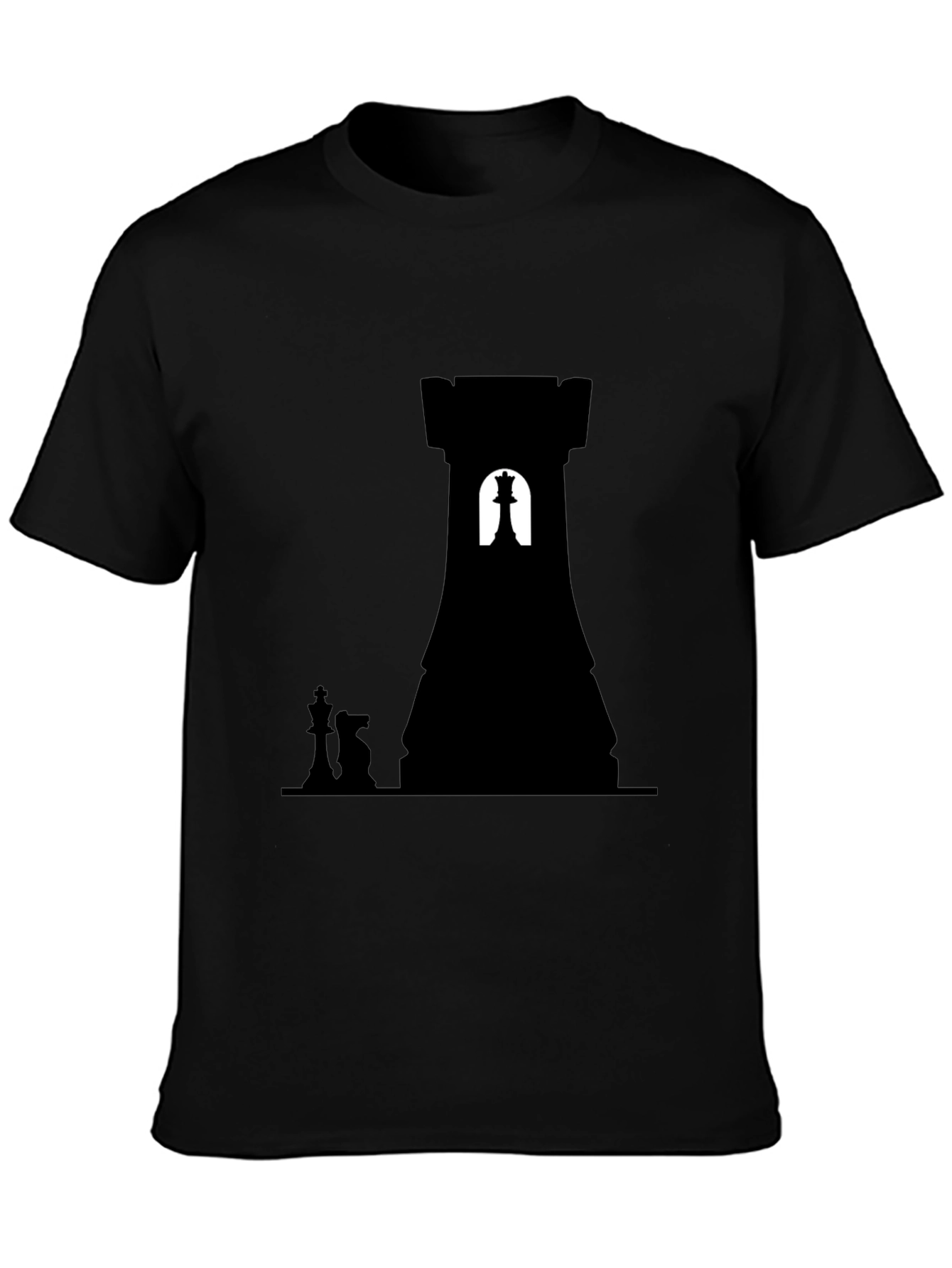 Chess Rook Queen King Tee - Strategic Style