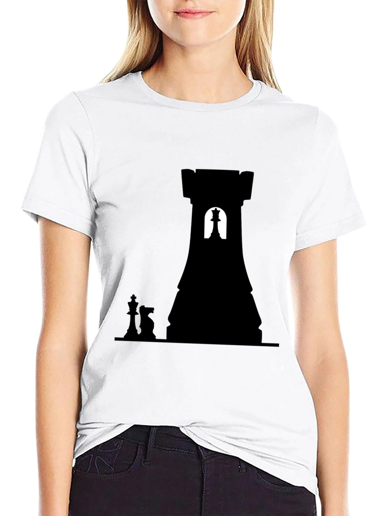 Chess Rook Queen King Tee - Strategic Style