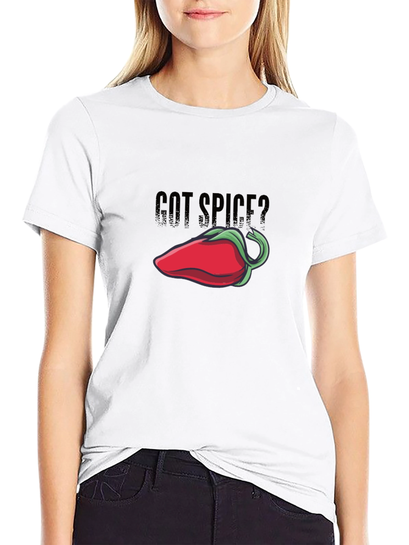 Got Spice? Graphic T-Shirt - Red Pepper Design