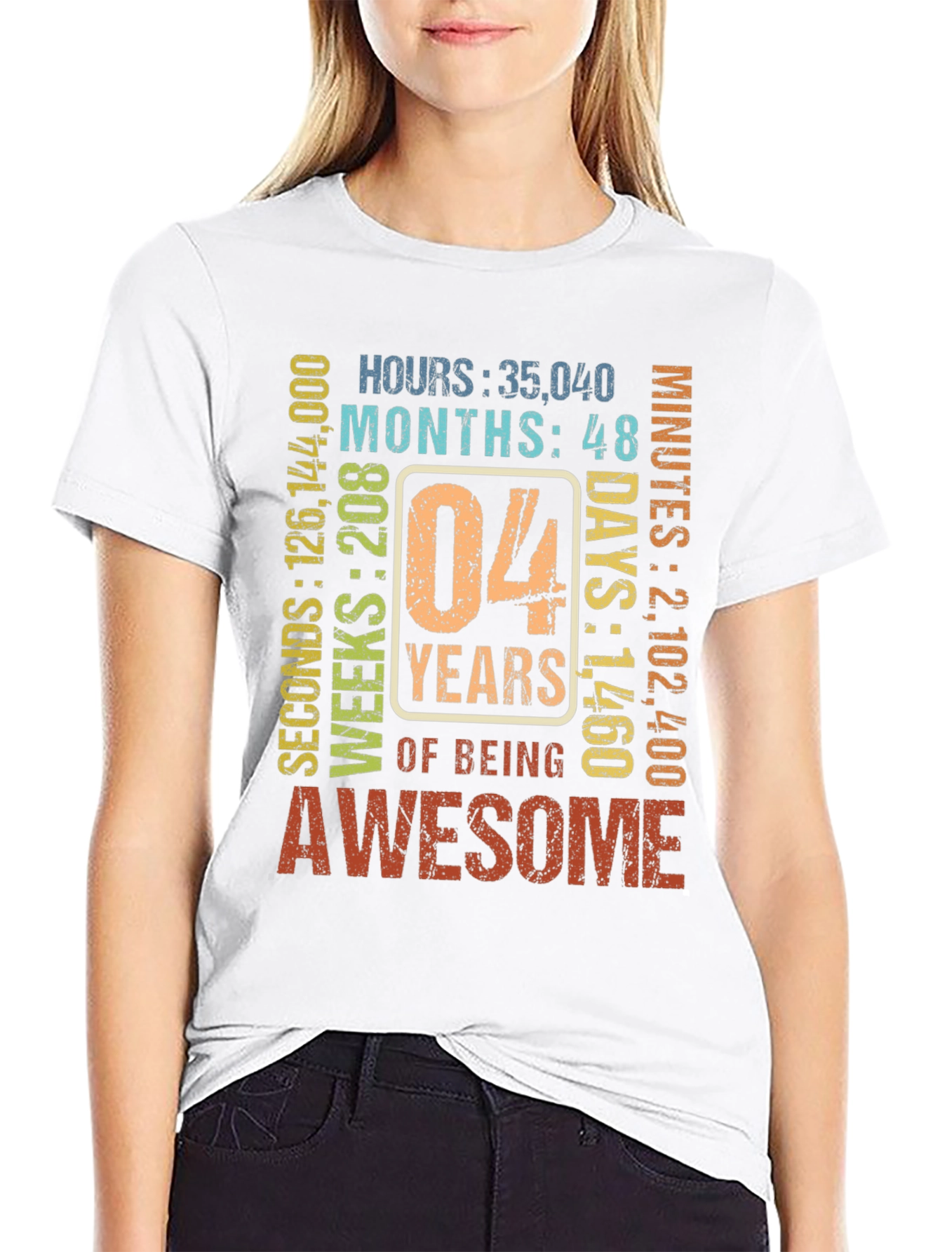 4th Birthday Awesome T-Shirt