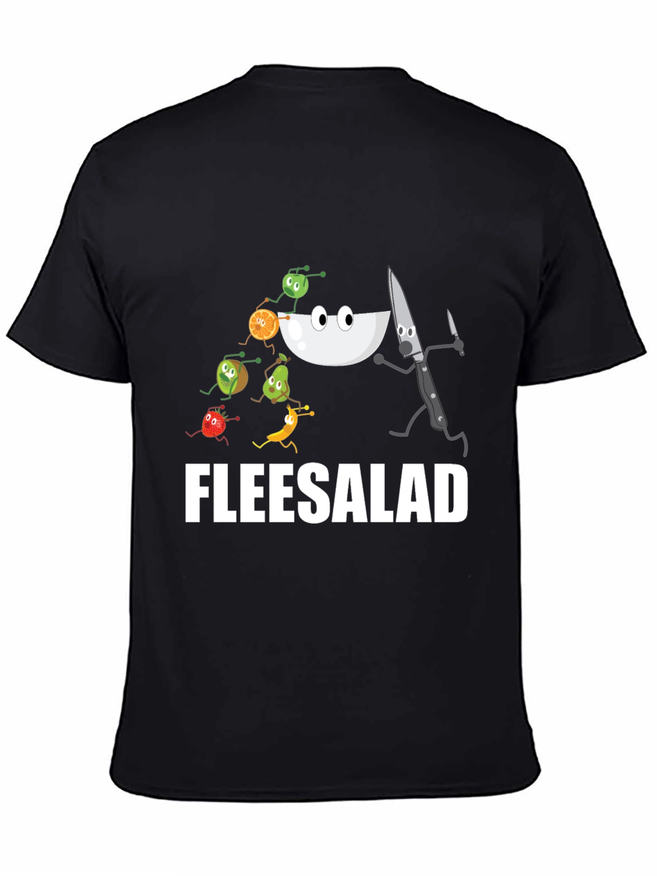 Fleesalad Cartoon Graphic T-Shirt