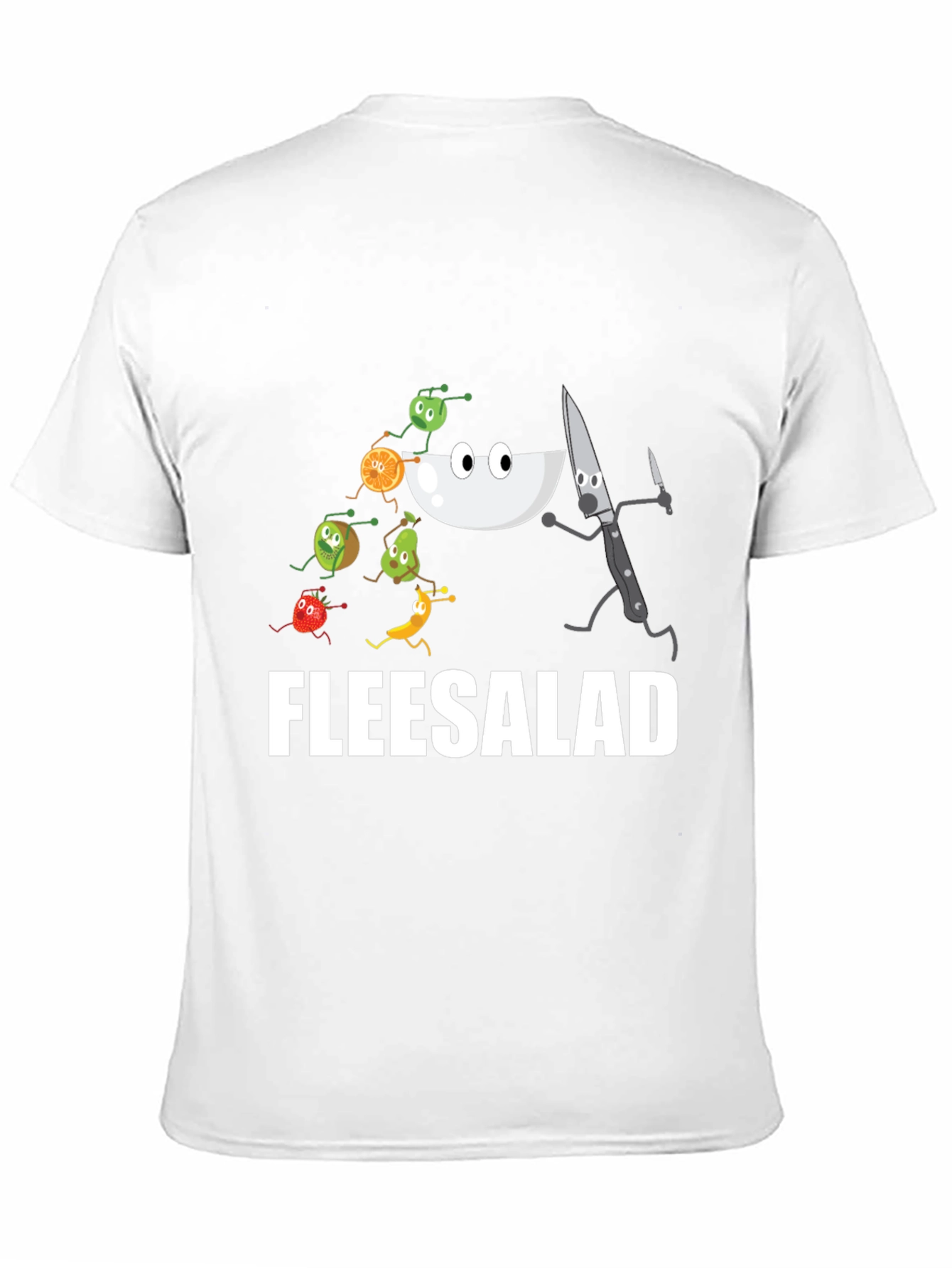 Fleesalad Cartoon Graphic T-Shirt