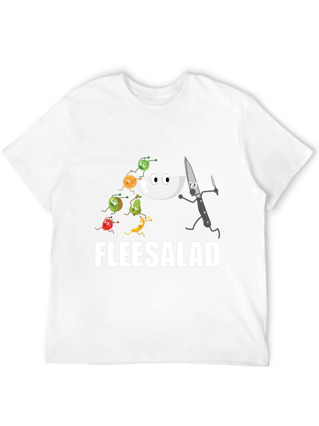 Fleesalad Cartoon Graphic T-Shirt