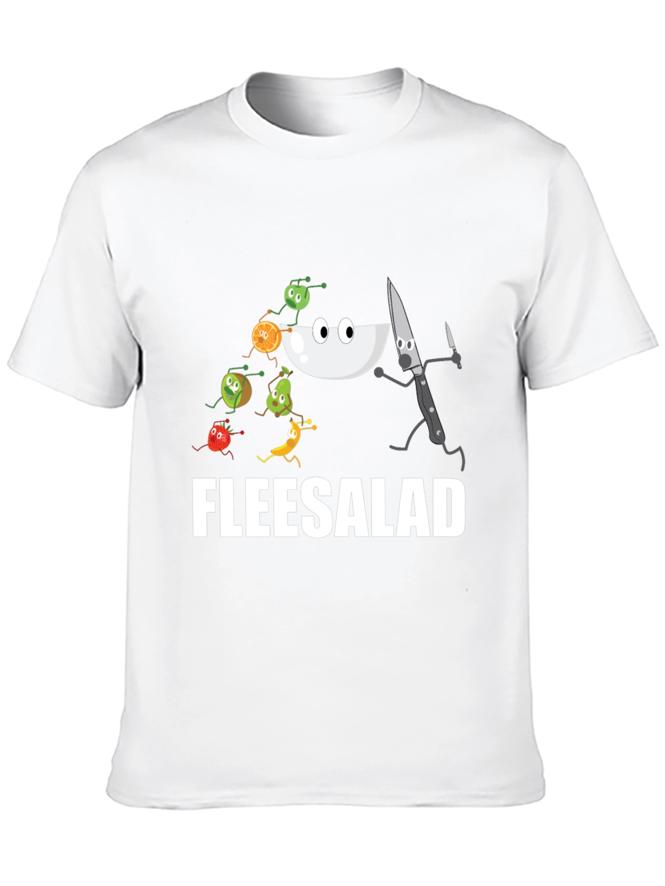Fleesalad Cartoon Graphic T-Shirt
