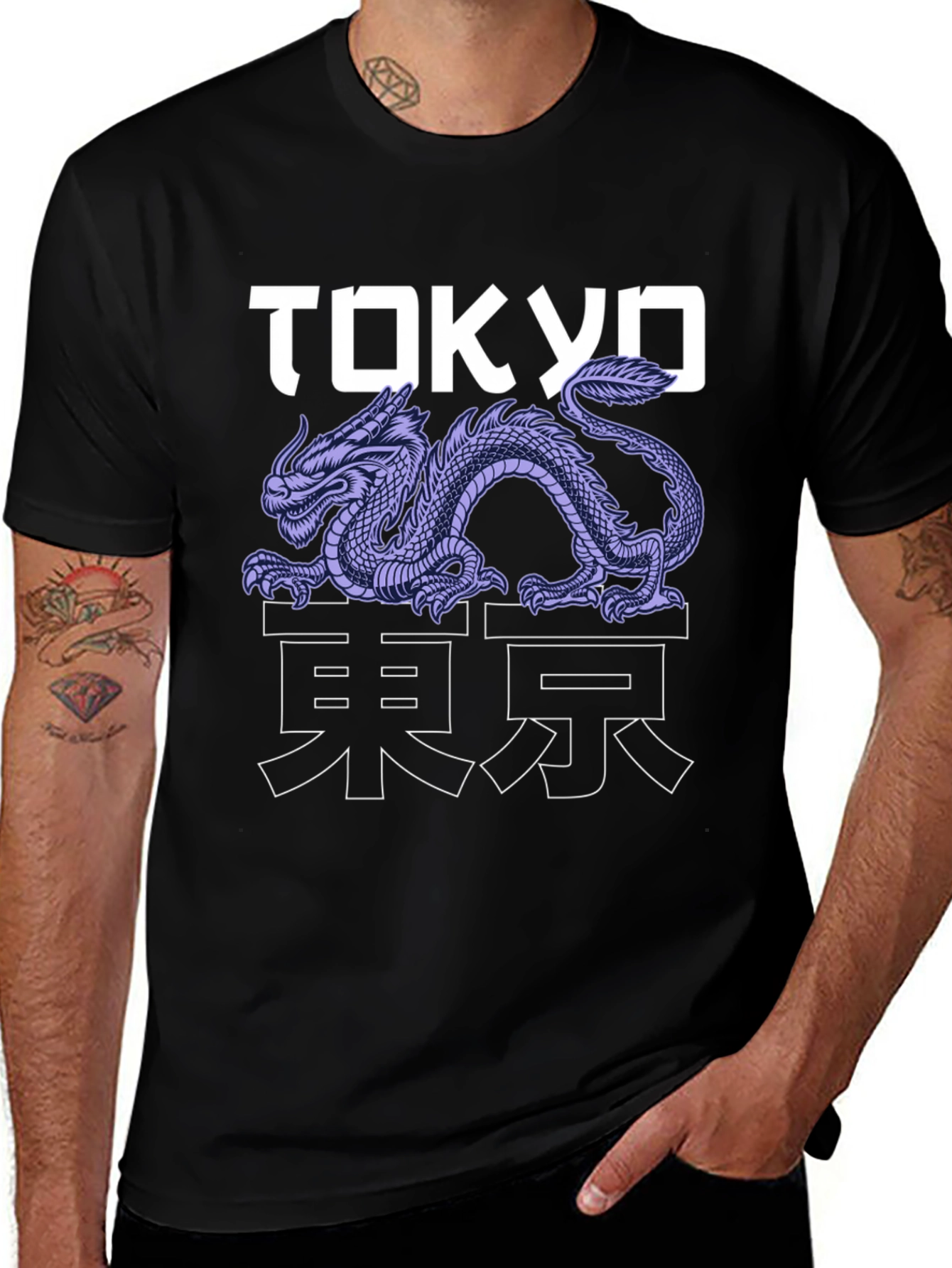 Tokyo Dragon Graphic Tee - Urban Style