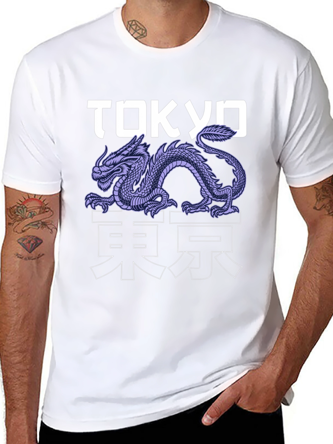 Tokyo Dragon Graphic Tee - Urban Style