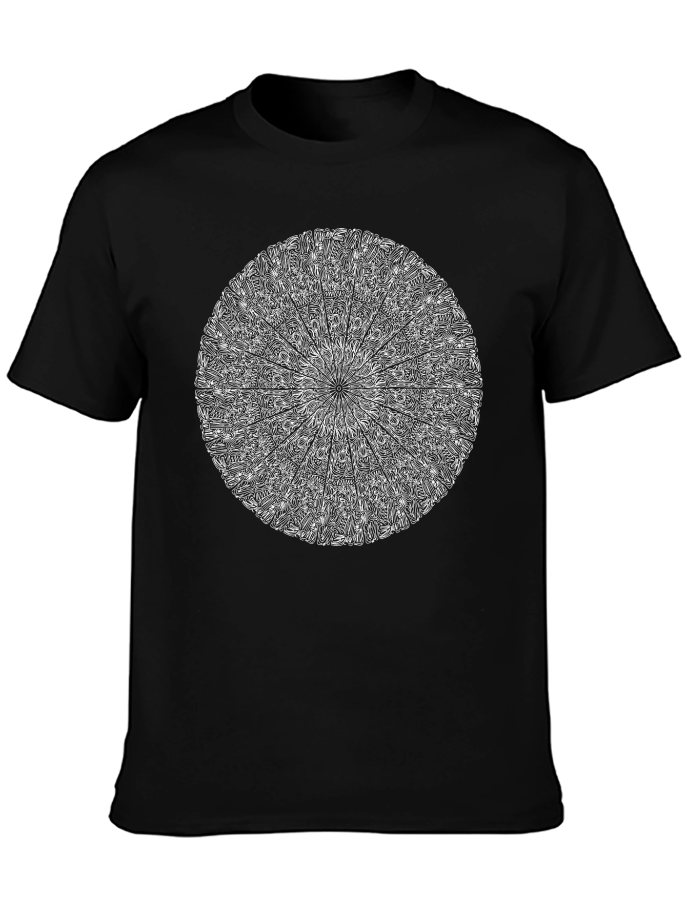 Mandala Graphic Black T-Shirt
