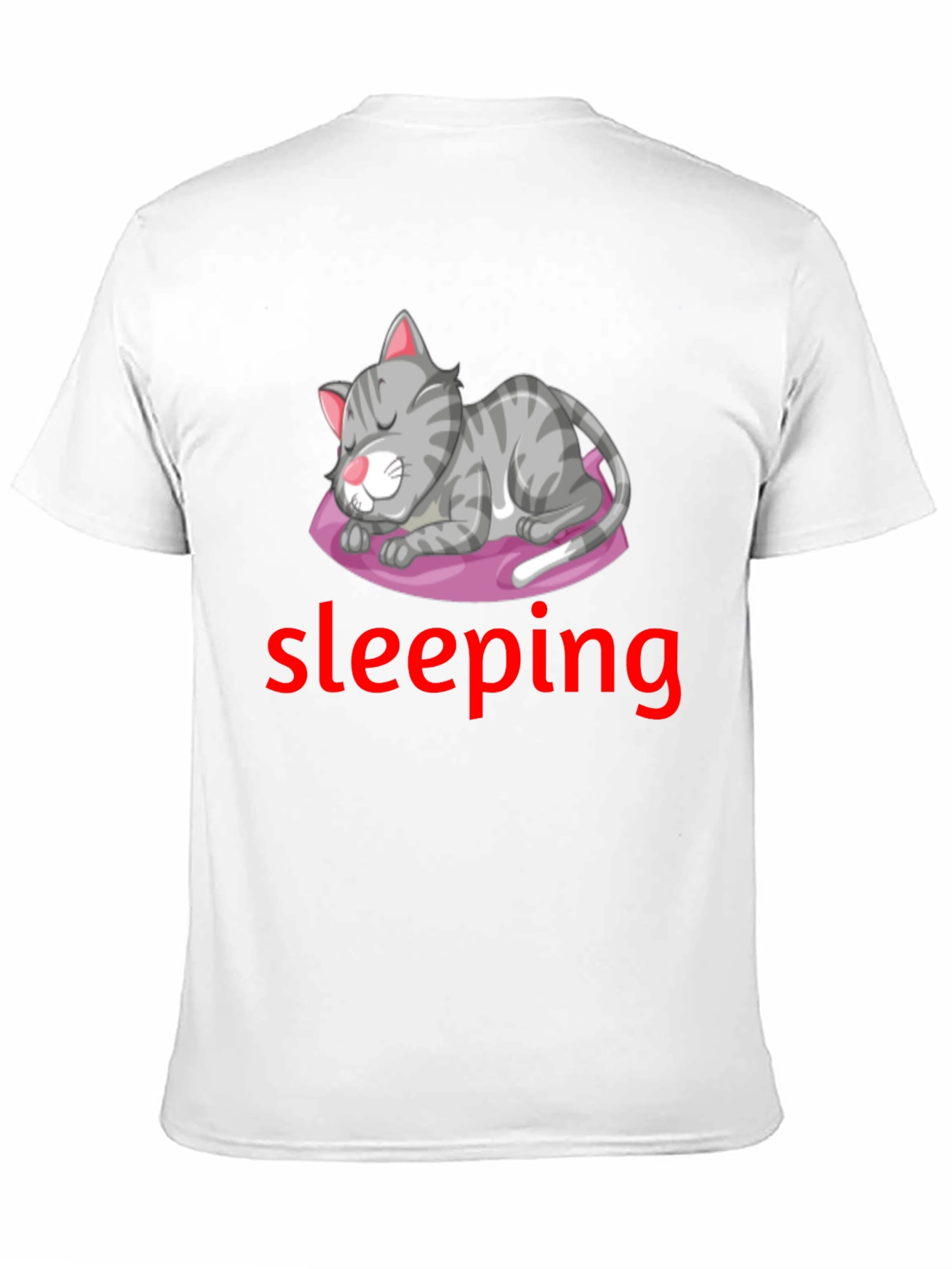 Mens Cat Nap Graphic T-Shirt
