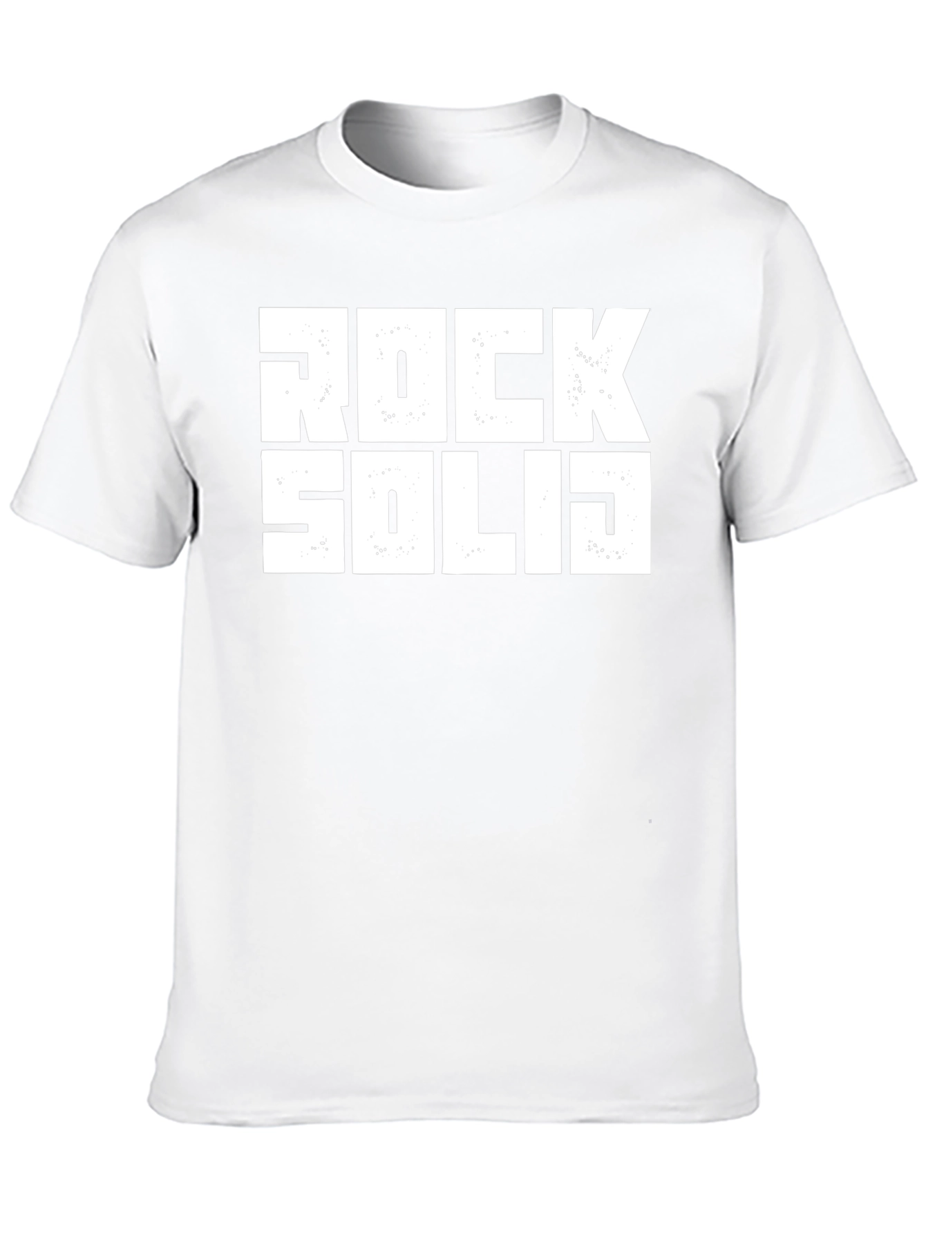Rock Solid Graphic T-Shirt - Black