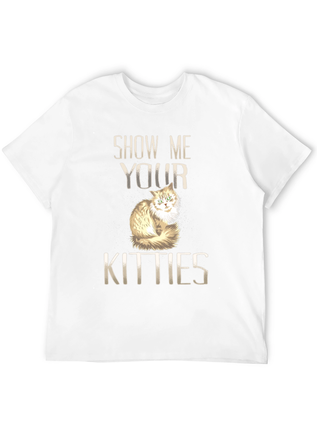 Show Me Your Kitties Black Graphic Tee