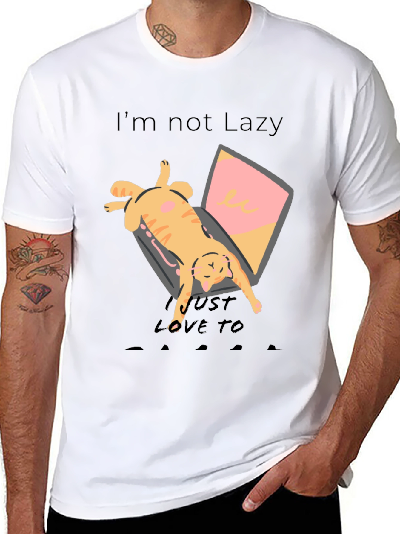 Cat Lovers Lazy Day T-Shirt