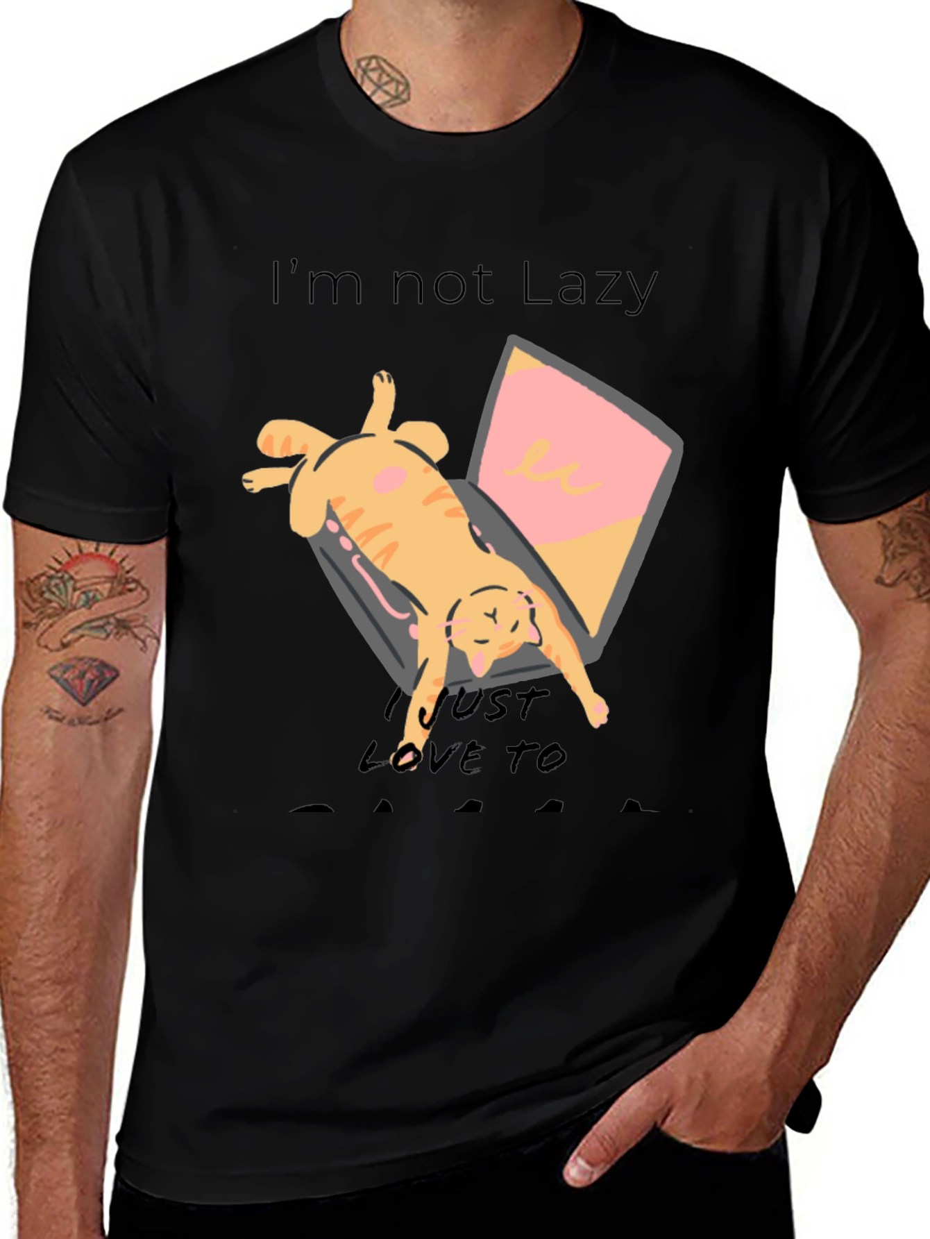 Cat Lovers Lazy Day T-Shirt