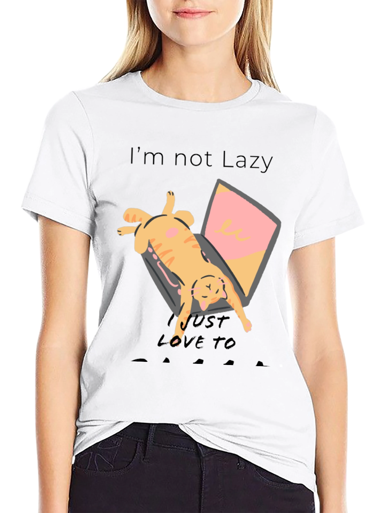 Cat Lovers Lazy Day T-Shirt