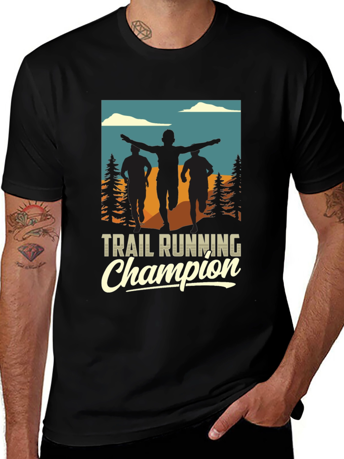 Trail Running Champion Graphic Tee