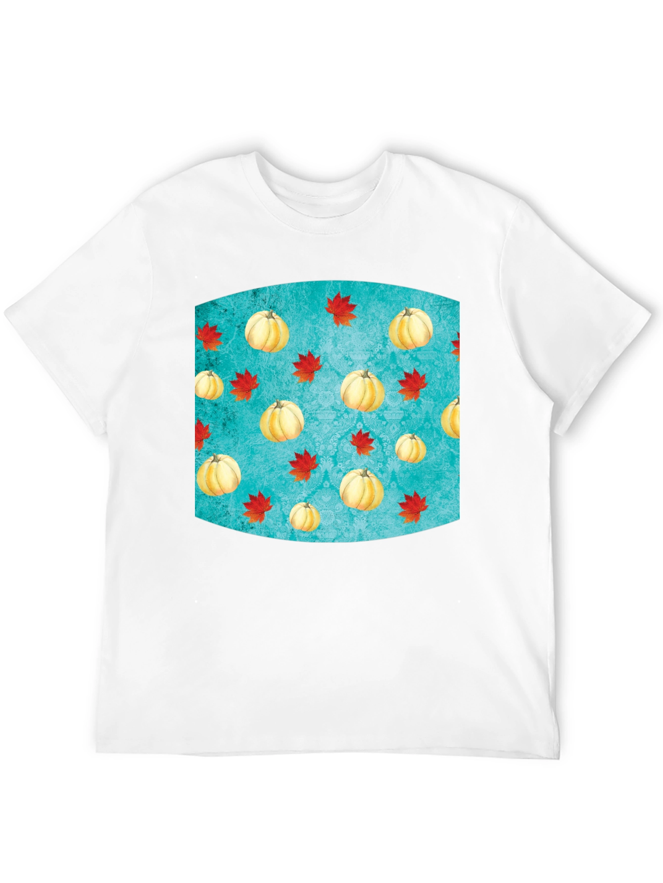 Autumn Pumpkin & Leaves T-Shirt