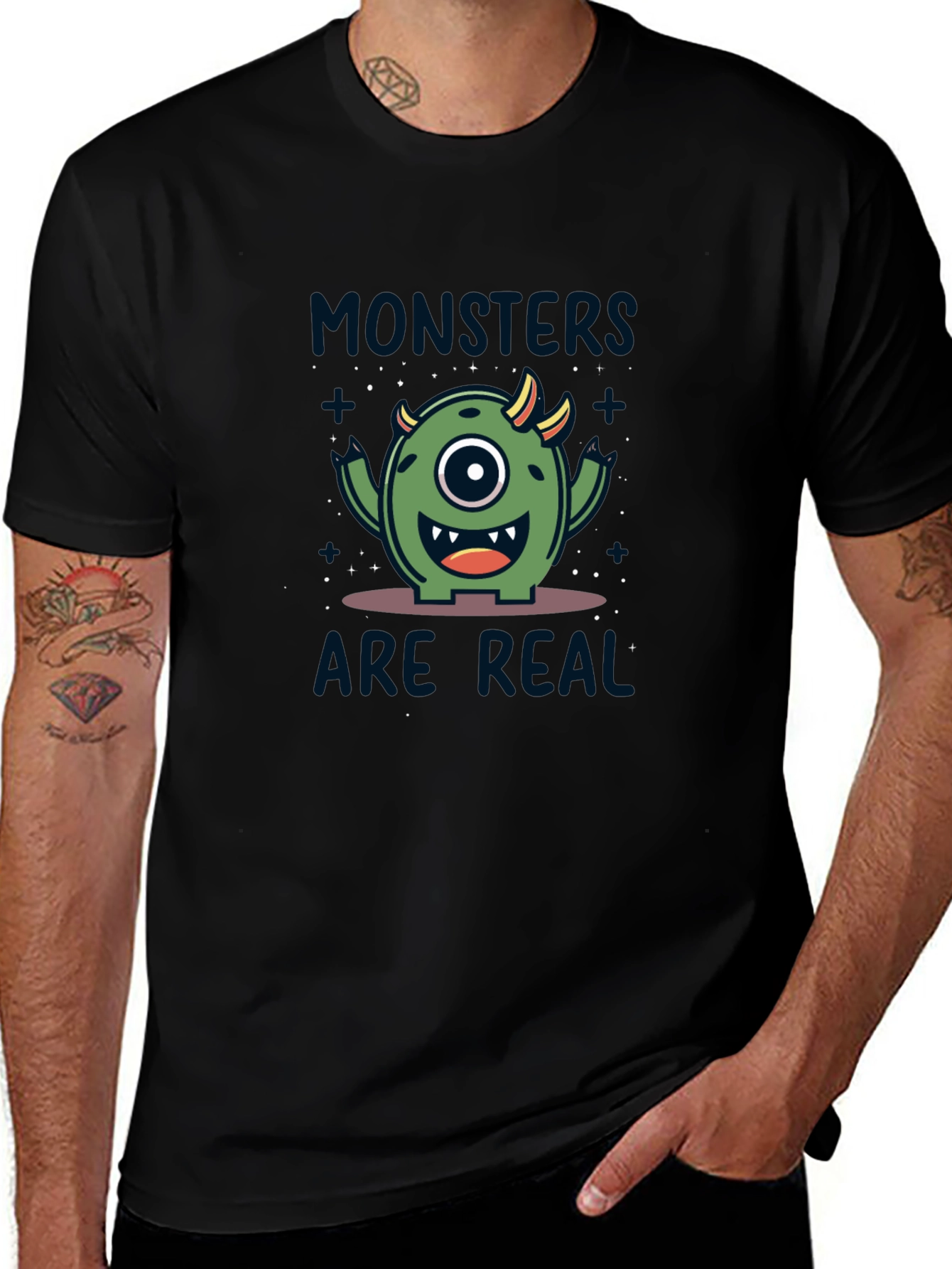 Monsters Are Real Graphic T-Shirt