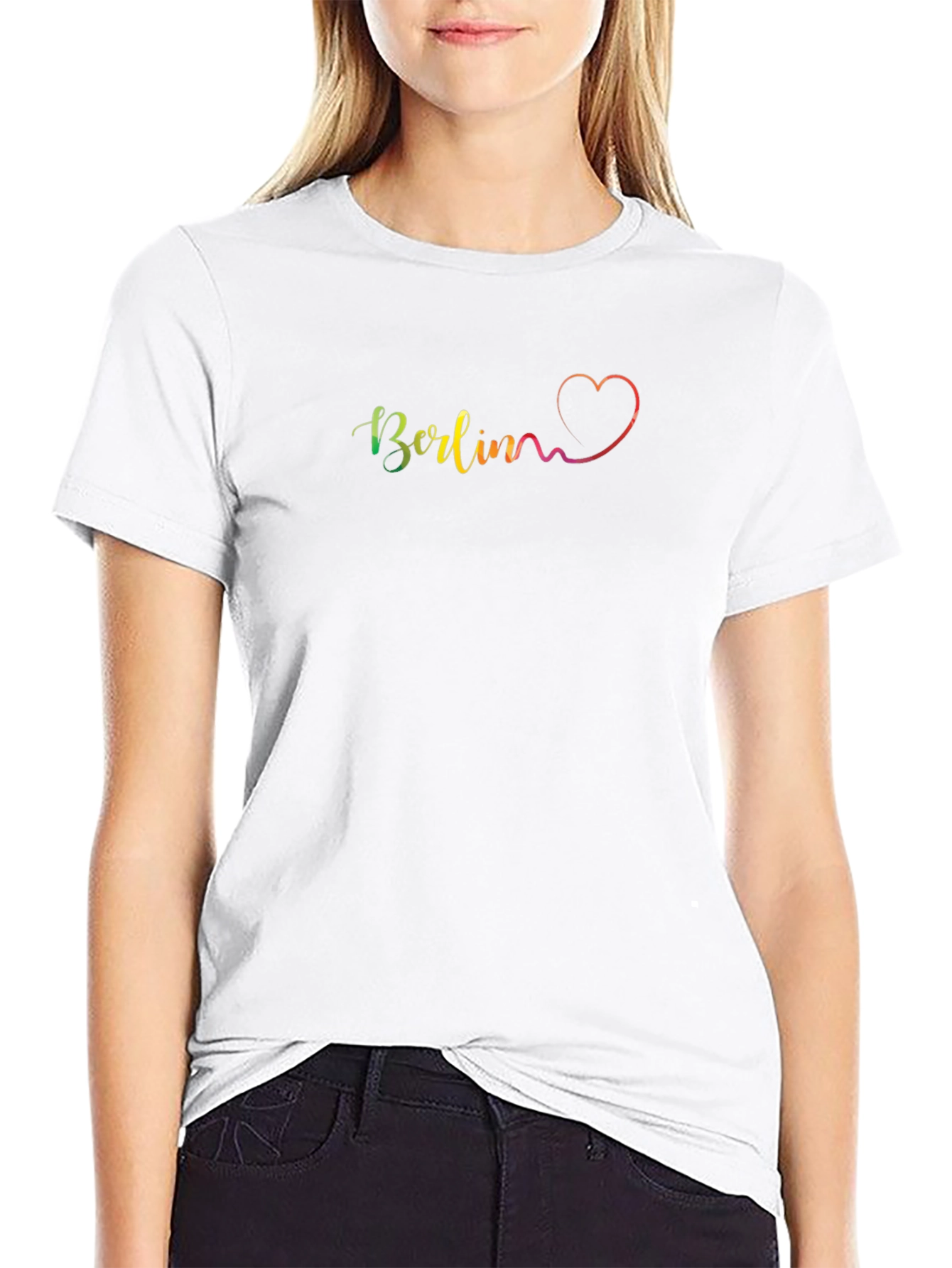 Berlin Heartbeat Black T-Shirt