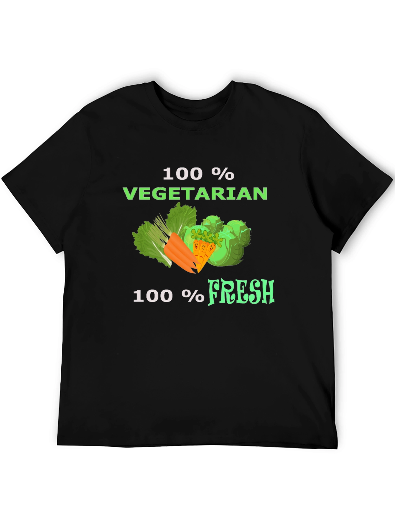 100% Vegetarian Fresh T-Shirt
