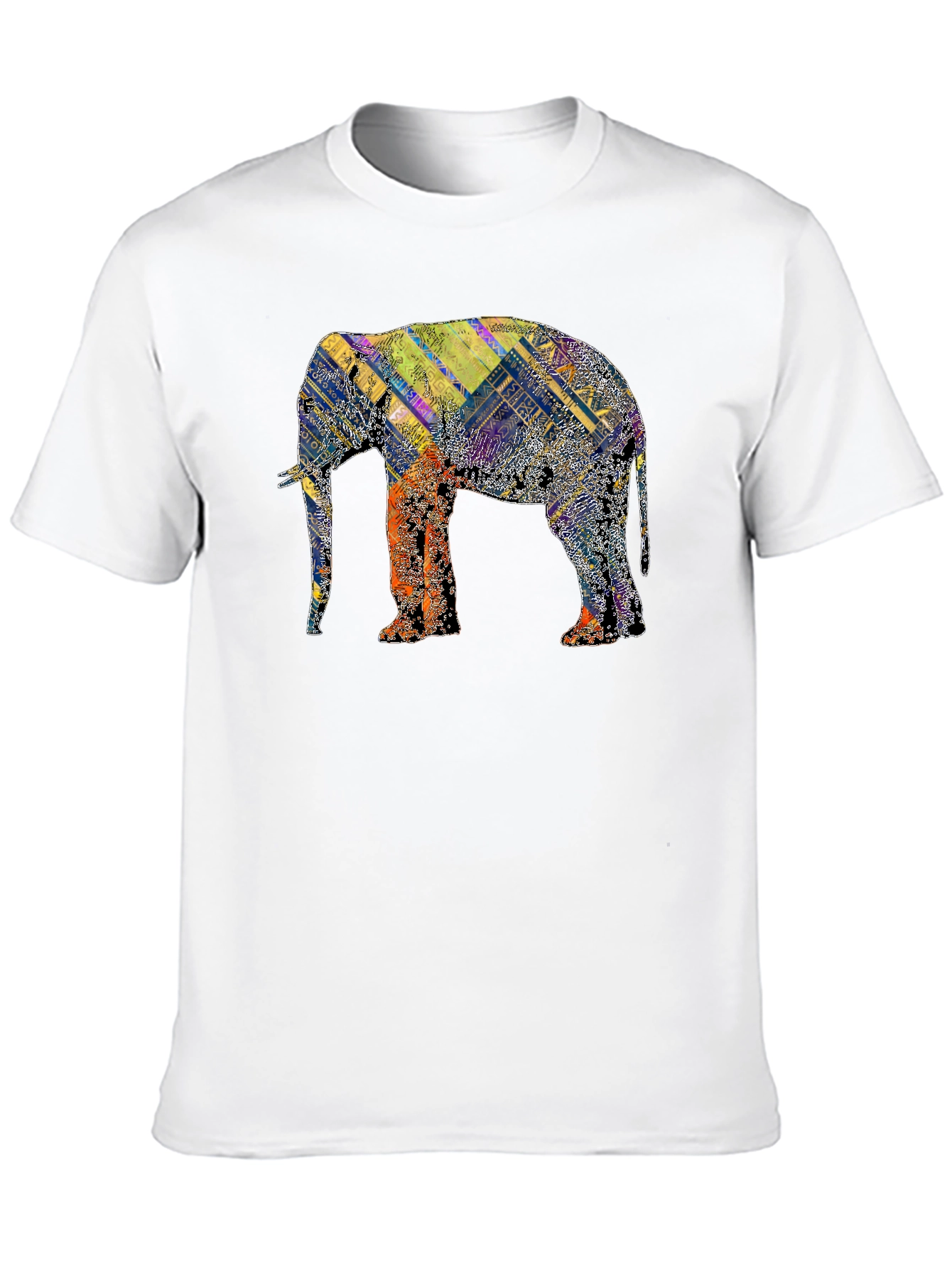 Elephant Graphic T-Shirt - Unique Animal Print Tee